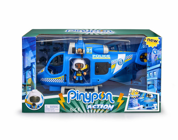 Pinypon Action - Helicóptero de Policía