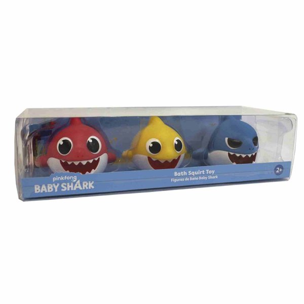 Baby Shark - Pack de 3 Figuras de Baño