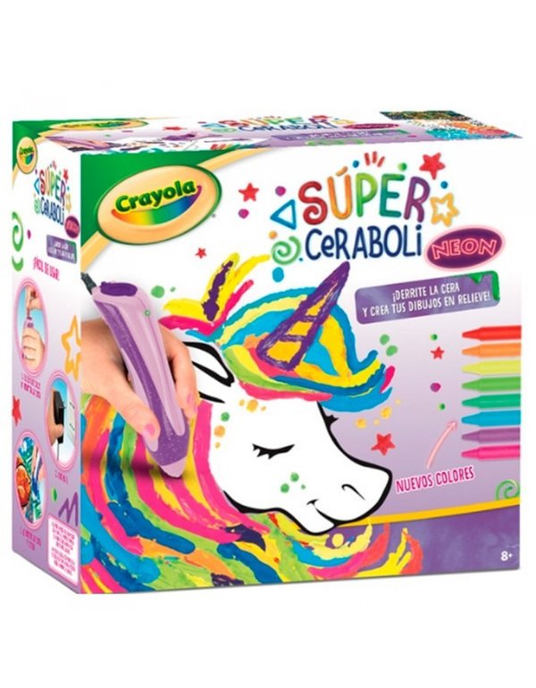 Crayola - Super Ceraboli Unicornio Neon