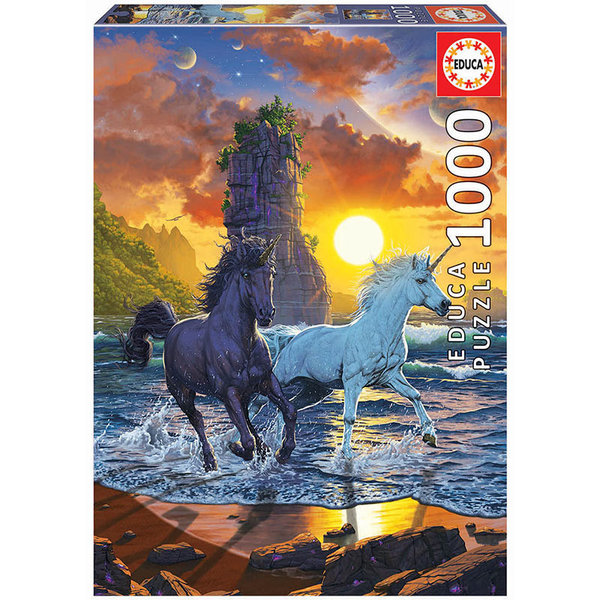 Puzle - 1000 Unicornios en la Playa Vincent Hie
