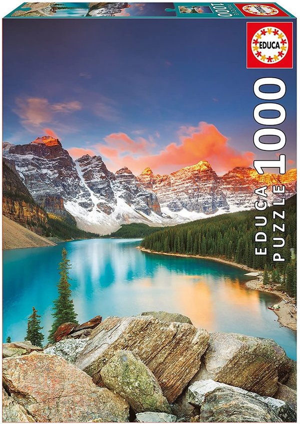 Puzle - 1000 Lago Moraine Canada