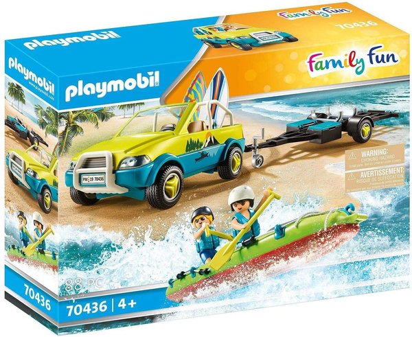 Playmobil – Coche de Playa con Canoa 70436
