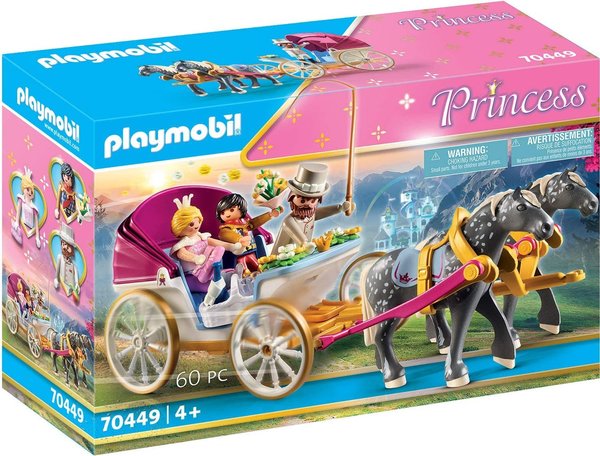 Playmobil - Carruaje Romántico Tirado por Caballos  70449