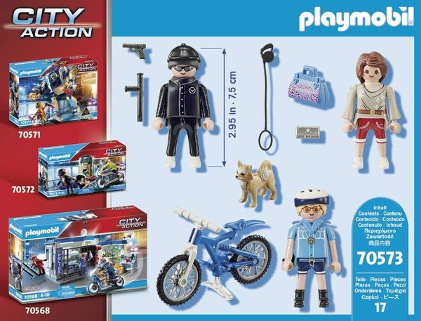 Playmobil – Bici Policial Persecución del Carterista 70573