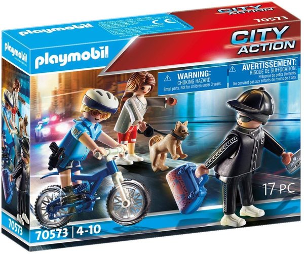 Playmobil – Bici Policial Persecución del Carterista 70573