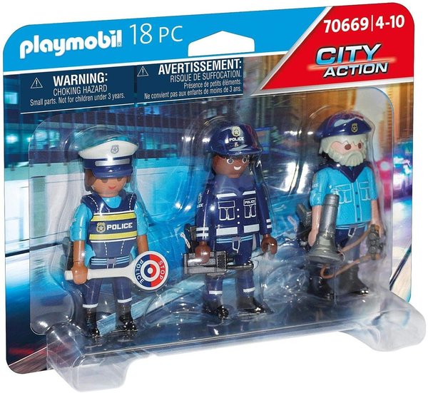 Playmobil – Set de Figuras Policías 70669