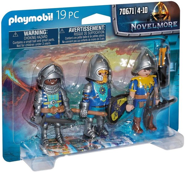 Playmobil - Set de 3 Caballeros de Novelmore 70671
