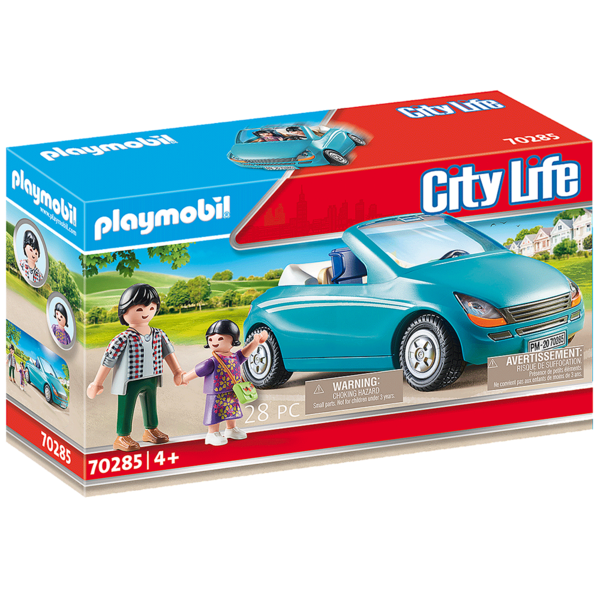 Playmobil - Familia con Coche 70285