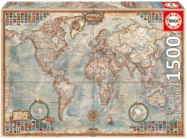 Puzle - 1500 El Mundo Mapa Político