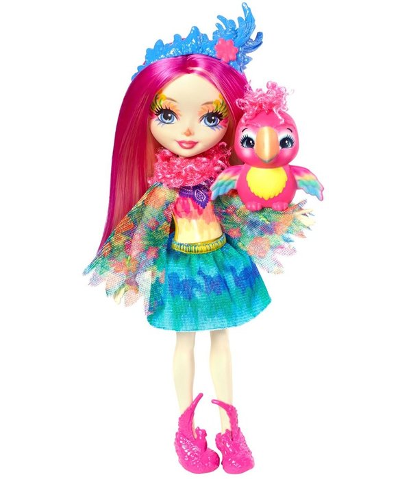 Enchantimals - Peeki Parrot y Mascota Sheeny