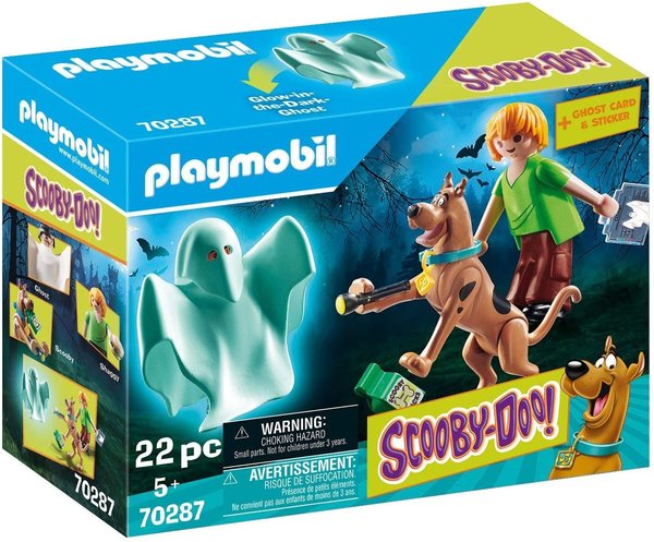 Playmobil - Scooby Doo Scooby & Shaggy con Fantasma 70287