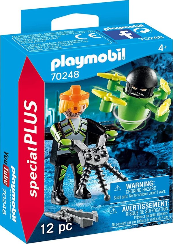Playmobil - Agente con Dron 70248
