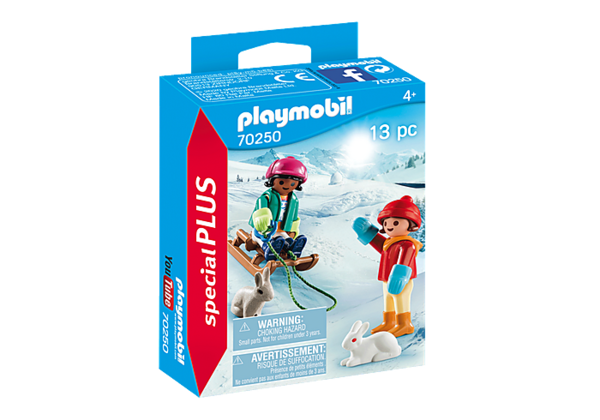 Playmobil - Niños con Trineo 70250