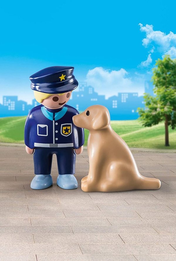 Playmobil 1-2-3 - Policía con Perro 70408