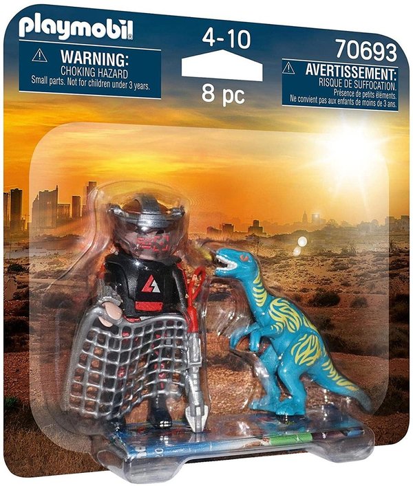 Playmobil - Velociraptor y Saqueador 70693