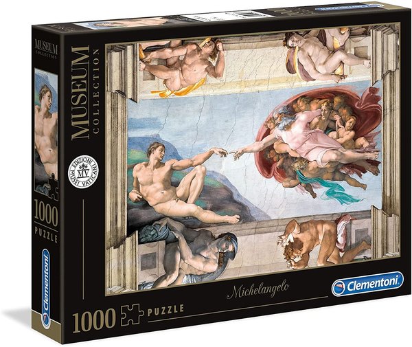 Puzle - 1000 Museum Michelangelo La Creación del Hombre