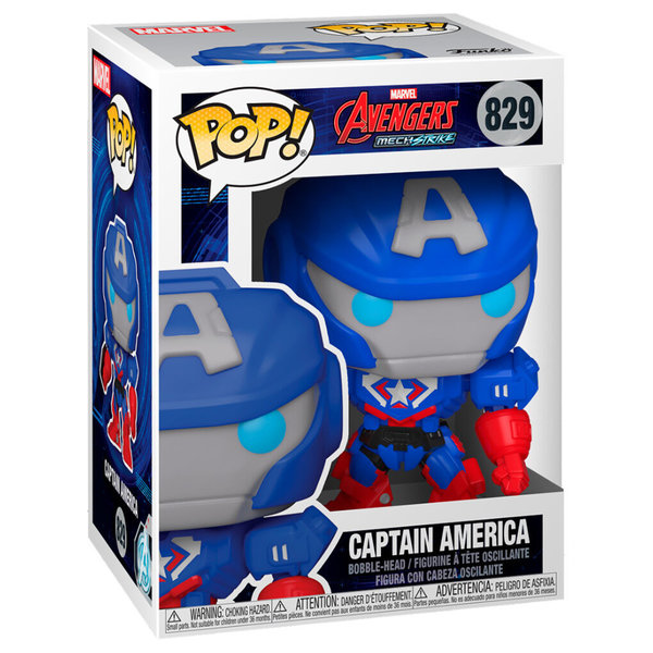 Funko Pop! 829 'Marvel Avengers: Mech Strike' Captain America