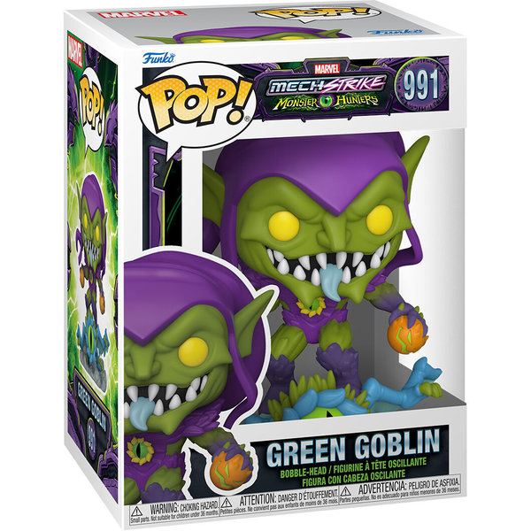 Funko Pop! 991 'Mech Strike: Monster Hunters' Green Goblin